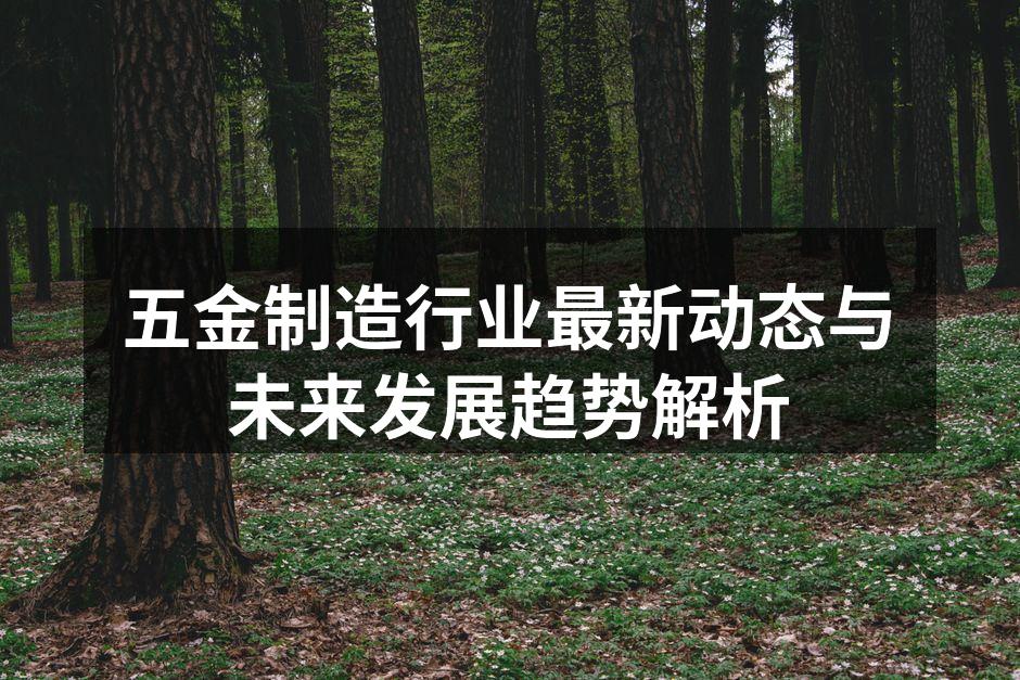 五金制造设备现场